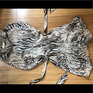 Zimmermann Playsuit Leopard Print